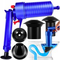 PISTOLET DO UDRAŻNIANIA RUR PRZEPYCHACZ WC TOALET ZLEWU KRET HYDRAULICZNY