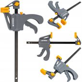 ŚCISK STOLARSKI ZACISK DŹWIGNIOWY 100x35 MM SZYBKOZACISKOWY AUTOMATYCZNY