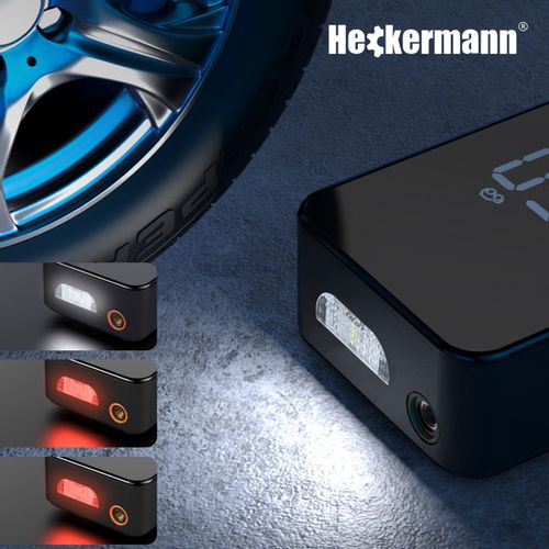 BEZPRZEWODOWA POMPKA ELEKTRYCZNA KOMPRESOR SAMOCHODOWY ROWEROWY 6000 na Arena.pl