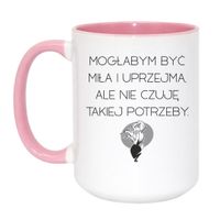 Duży Biało-Różowy 450 ml