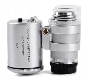 QIKtech Mini Mikroskop precyzyjny lupa zegarmistrzowska 60x powiększenie na Arena.pl