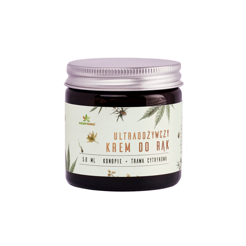 Krem do rąk Trawa Cytrynowa - 50ml - HEMPKING na Arena.pl