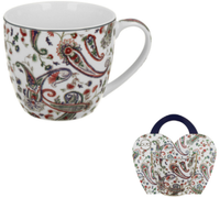 kubek 460 ml w "koszyczku" liberty
