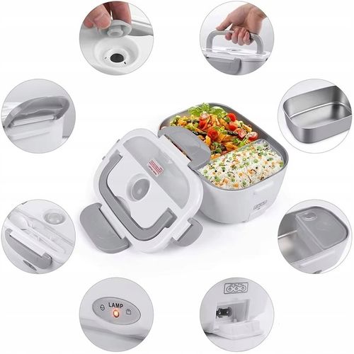 TERMOS OBIADOWY LUNCH BOX POJEMNIK NA ŻYWNOŚĆ ELEKTRYCZNY 1,5L LUNCHBOX MIS na Arena.pl