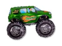 Balon foliowy "Samochód TWISTER", zielony, 24 cale [balon z helem]