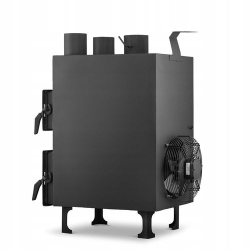 Piec szamotowy z nadmuchem NADMUCHOWY grzewczy WENTYLATOR koza 20kW na Arena.pl