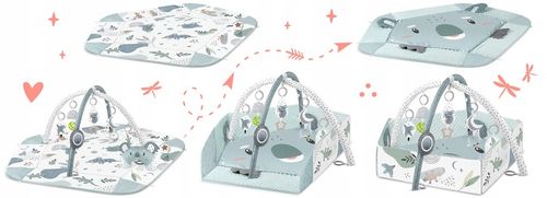 MATA EDUKACYJNA INTERAKTYWNA DWUSTRONNA SKŁADANA XXL 5w1 NUKIDO PODUSZKA na Arena.pl