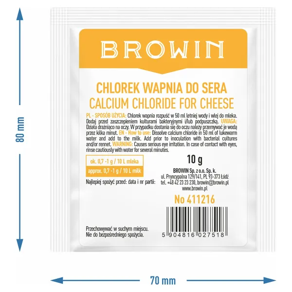 Chlorek wapnia do sera, 10 g zdjęcie 3