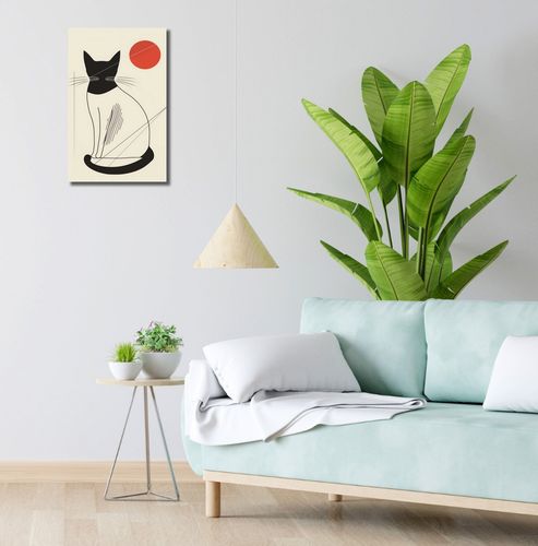 Obraz 30x50cm Czerwony Krąg na Arena.pl