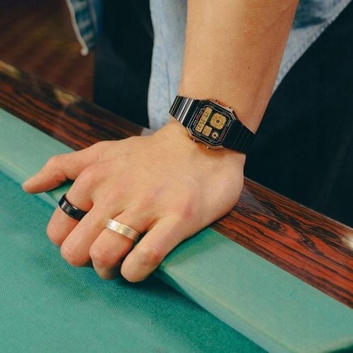 ZEGAREK CASIO A130WEGG-1AEF VINTAGE CYFROWY ZEGAREK ANALOGOWY 34mm +BOX na Arena.pl