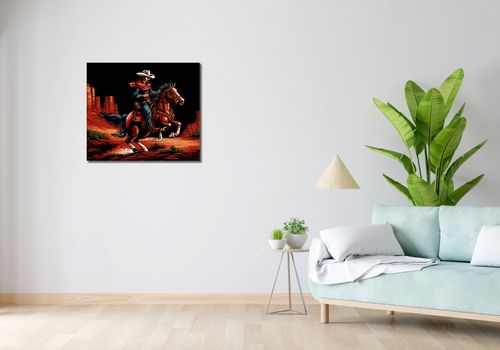 Obraz 70x60cm Galop przez Prerię na Arena.pl