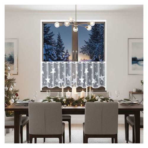 Firanka Gwiazdki wys 40 cm DomoweTekstylia | WN628G 060 | Boże Narodzenie na Arena.pl