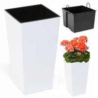 DONICZKA DONICA LAMELA FINEZJA 30x30h57 WYSOKI POŁYSK BIAŁA + WKŁAD