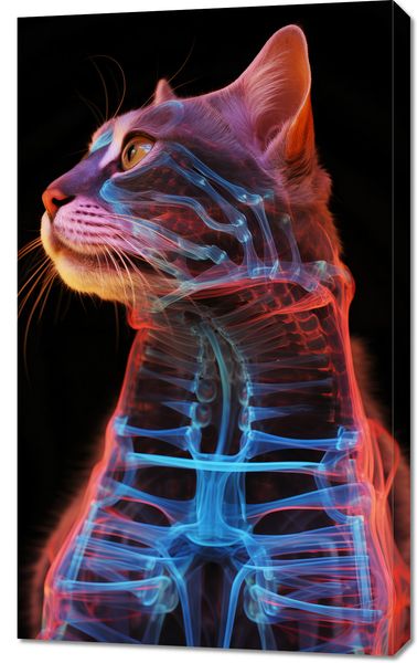 Obraz 60x100cm Anatomia Kota zdjęcie 1