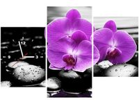 60CM 90 ZEGAR 3 ELEM OSTOJA PIĘKNA ŚCIENNY