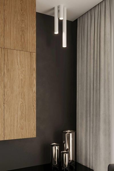 LAMPA sufitowa SL.0435 metalowa OPRAWA tuba downlight biała zdjęcie 3