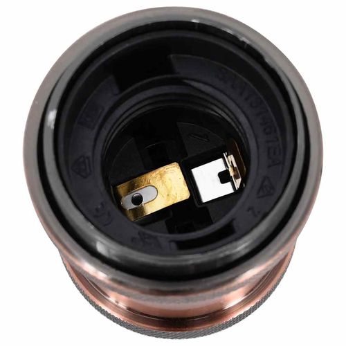 Oprawki do żarówek 2 szt. Czerwony brąz E27 na Arena.pl