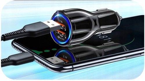 ŁADOWARKA SAMOCHODOWA QC 3.0 + KABEL MICRO TYP C na Arena.pl