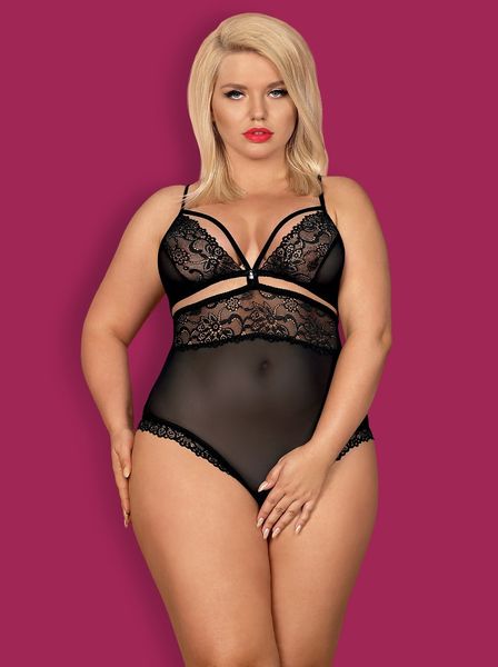 838-Ted-1 Body Otwarte Czarne S/M zdjęcie 6