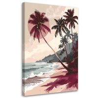Obraz do salonu sypialni biura spa hotelu, Tropikalna plaża morze