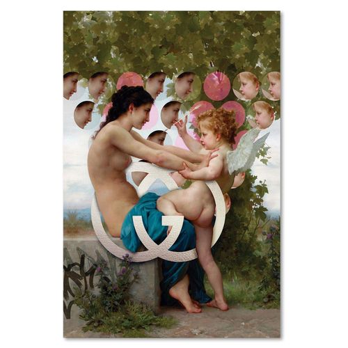 Deco Panel, Kobieta z amorem 50x70 na Arena.pl