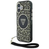 etui guess hc iml leopard triangle cord  strap do iphone 16 magsafe