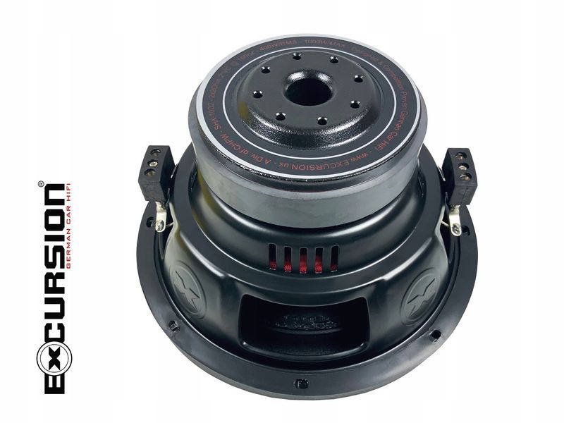 Subwoofer Excursion Głośnik 10'' 25cm 2x 4ohm 800W zdjęcie 2