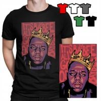 KOSZULKA T-SHIRT MĘSKI WZORY WYBÓR - NOTORIOUS BIG RAPER HIP HOP - XXXL 3XL