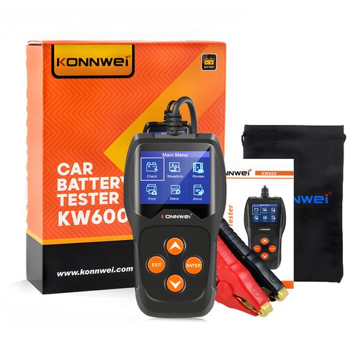 Tester Akumulatorów Konnwei KW600 LCD Miernik Cyfrowy 6V 12V Polskie Menu na Arena.pl
