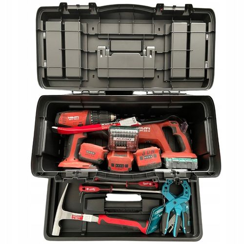 Skrzynka narzędziowa uniwersalana 55x27 nowy model 2024 warsztatowa na Arena.pl