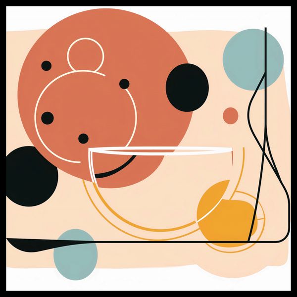 Plakat 70x70cm Harmonia Ciepła zdjęcie 2