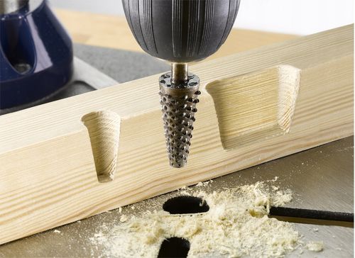 Zdzierak stożkowy frez tarnik do drewna 15 mm HEX Falon-Tech na Arena.pl