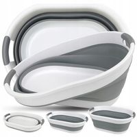 KOSZ NA PRANIE SKŁADANY MISKA SKŁADANA SILIKONOWA WANIENKA DZIECKA MIEDNICA