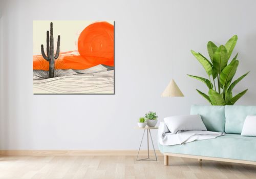 Obraz 100x90cm Kaktus Saguaro na Arena.pl