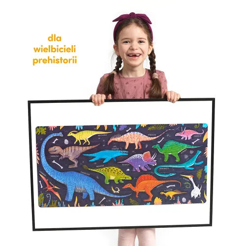 Puzzle CzuCzu 60 elementów. Grr Dinozaury na Arena.pl