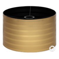 Abażur 35x25 cm Cerlux czarny złoty żyrandol klosz lampa wisząca stojąca
