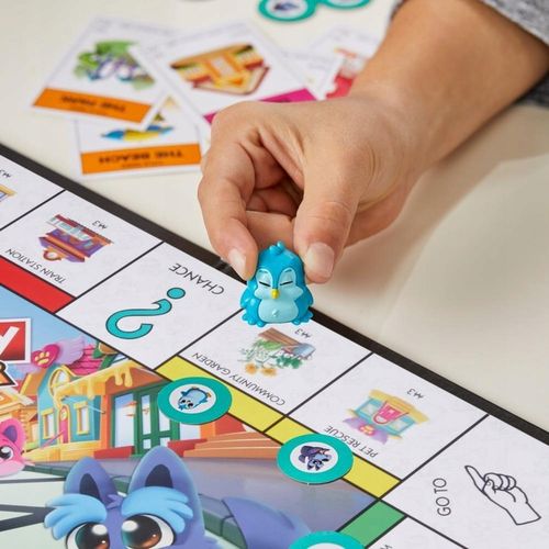 Gra Monopoly Junior 2w1 dwustronna plansza PL Hasbro F8562 na Arena.pl