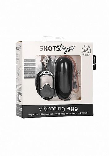 10 Speed Remote Vibrating Egg - Big - Black na Arena.pl