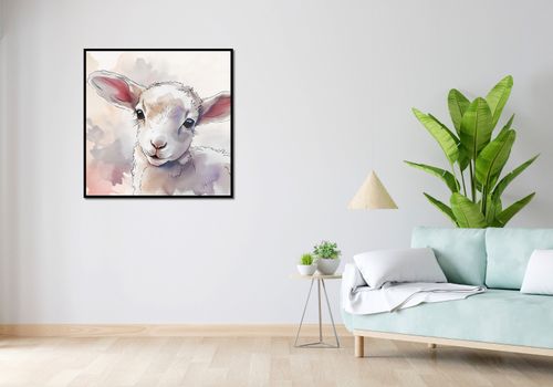 Plakat 90x90cm Mała Owieczka na Arena.pl