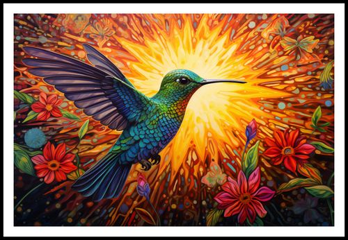 Plakat 91,5x61cm Koliber Barw na Arena.pl