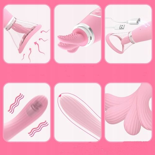 wibrator damski POMPKA DO POCHWY z ruchomym języczkiem powiększająca MINETA na Arena.pl