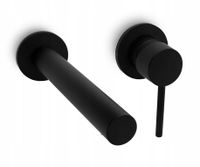 Bateria umywalkowa podtynkowa UNO II STELLMAN CZARNA