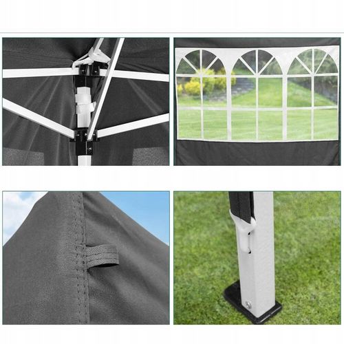 PAWILON OGRODOWY AUTOMATYCZNY NAMIOT HANDLOWY 3x3 m EKSPRESOWY 4 na Arena.pl