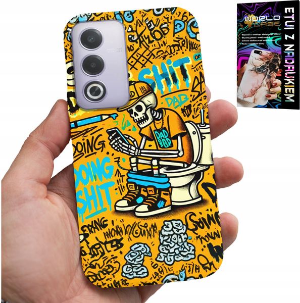 ETUI DO OPPO A80 5G - DOING SHIT KOŚCIOTRUP NA KIBLU CASE zdjęcie 1
