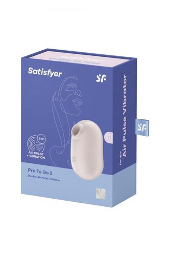 "Beżowy Stymulator Powietrzny Satisfyer Pro To Go 2 - Kompaktowy Urok" na Arena.pl