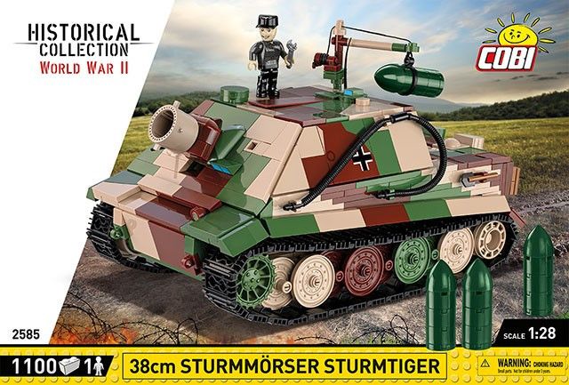 Klocki 38 cm Sturmmorser Sturmtiger zdjęcie 12