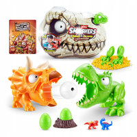 Smashers Dino Island TREX Battles 2 Dinozaury Zuru Czerwony ORYGINALNY