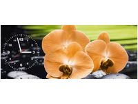 100X40CM ZEGAR STORCZYK POMARAŃCZOWY OBRAZ