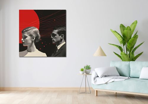Obraz 100x100cm Futurystyczne Retro Szykany na Arena.pl