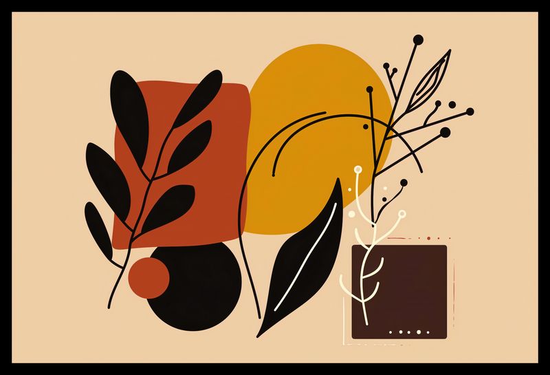 Plakat 45x30cm Ciepłe Kontury zdjęcie 2